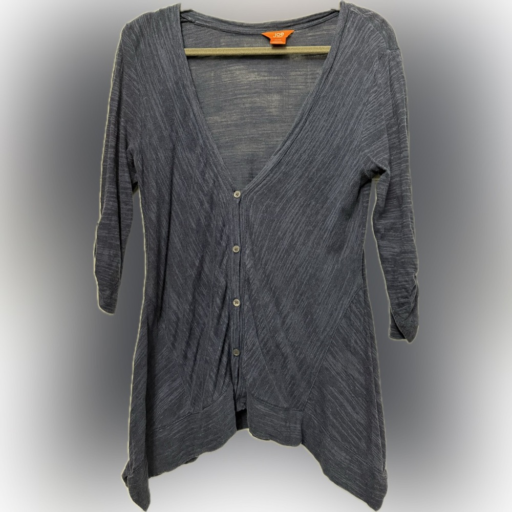 Joe Fresh Navy Lightweight Cardigan Sweater | Size M
